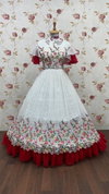 AJD 7864 Girls Wedding Wear Kids Gown Wholesale Market In Surat